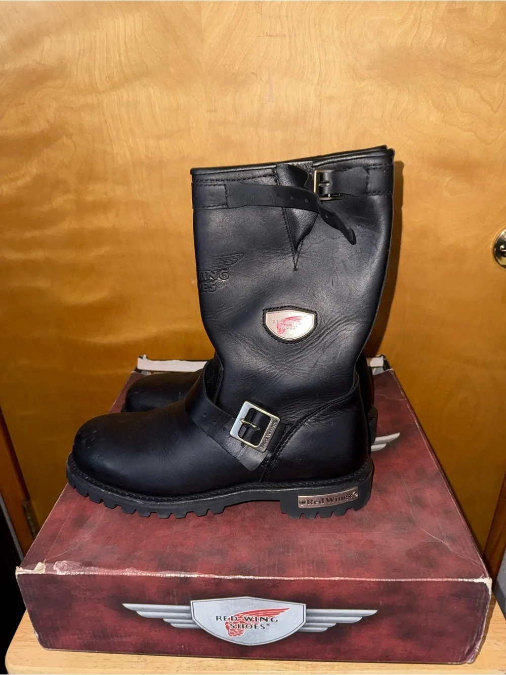 Red Wing Shoes sturdy black